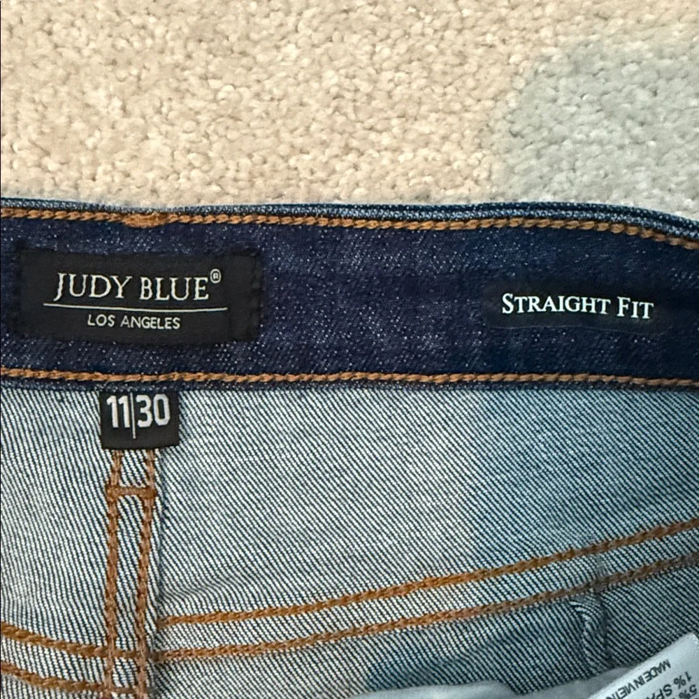 Judy Blue 11/30 straight fit dark wash jeans 👖 - Picture 3 of 9